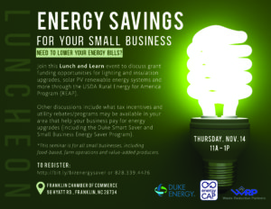 Cover photo for Energy Saving Seminar for Farms and Rural Business