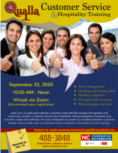 Cover photo for Qualla-T Customer Service & Hospitality Training